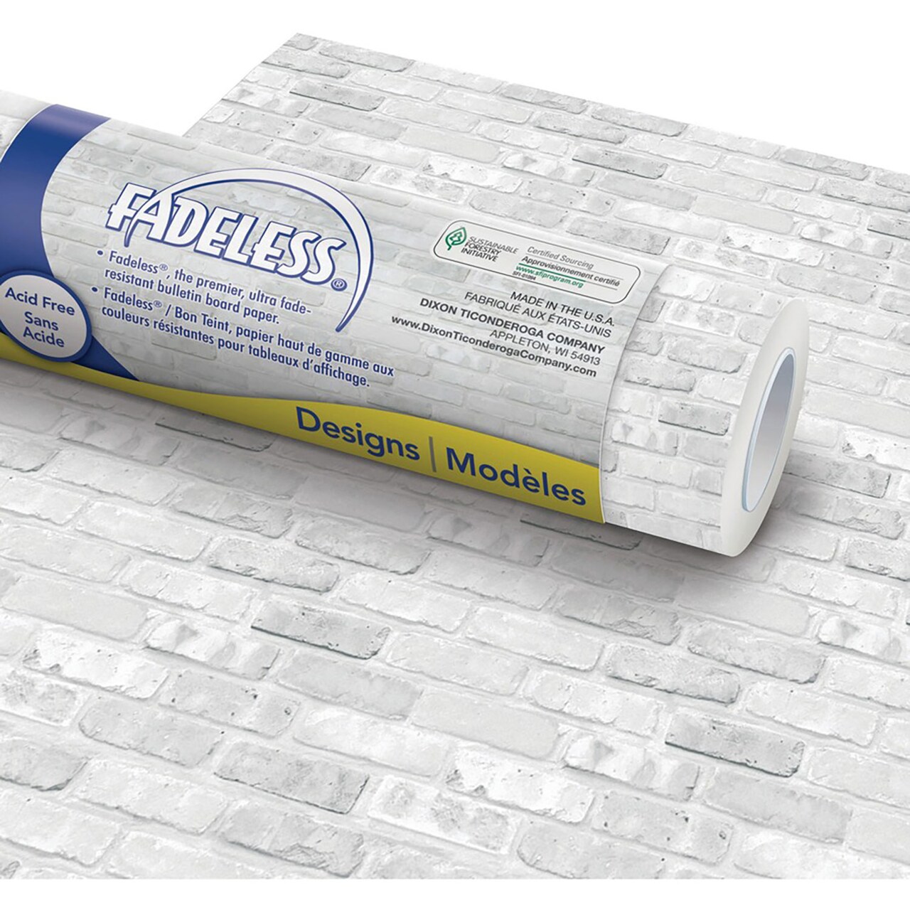 Pacon Bulletin Board Paper Rolls - 48"Width x 50 ftLength - 50 lb Basis Weight - 1 Roll - White